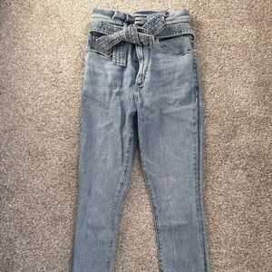 Abercrombie & Fitch High Rise Light Denim Skinny Jeans